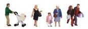 Bachmann Branchline 36-046 Shopping Figures x 6 (OO Gauge)