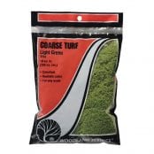 Woodland Scenics WT63 Bag Of Coarse Turf Light Green (Multiple Scales)