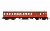 Hornby R4801A ex-LMS 57' suburban non-corridor brake third M20737M in BR crimson (OO Gauge)