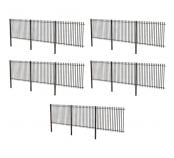 Bachmann Branchline 44-562 Metal fencing Pack of 5 (OO Gauge)