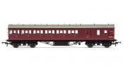 Hornby R4691 57' non-corridor brake third M20787M in BR maroon (OO Gauge)