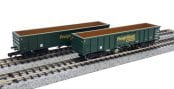 Dapol 2F-025-010 MJA Freightliner Heavy Haul Bogie Ballast Wagon 502011/502012 (N Gauge)