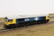 Graham Farish 371-389 Class 66/7 66789 "British Rail 1948 - 1997" in BR large logo blue with GBRf branding (N Gauge)