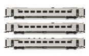 Hornby R4897 Pack of three centre coaches for Class 800 IEP in Hitachi Test Train livery (OO Gauge)