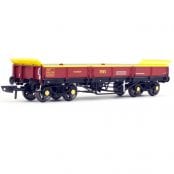 Dapol 4F-043-018 YCV 'Turbot' bogie ballast wagon DB978101 in EWS maroon (OO Gauge)