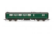 Hornby R4884 Bulleid 59' brake third corridor 2845 in SR malachite green (OO Gauge)