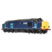 Accurascale Class 37605 Direct Rail Services blue with original logos Dcc Ready