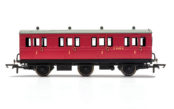 Hornby R40123 6 wheel 1st E41373E in BR crimson - with interior lights new tooling (OO Gauge)