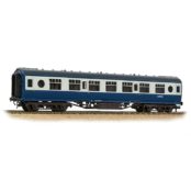 Bachmann Branchline 39-452 LMS 57ft 'Porthole' Second Corridor BR Blue & Grey (OO Gauge)