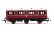 Hornby R40089 NBR, 6 Wheel Coach, 1st Class, 414 (OO Gauge)