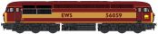 Dapol 2D-004-013 Class 56 56059 In EWS Livery Dcc Ready N Gauge (Free Postage)