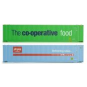 Dapol 4F-028-001 45FT High Cube Containers Argos & Co-op (OO Gauge)