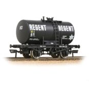 Bachmann Branchline 38-780 14T Class B Anchor-Mounted Tank Wagon 'Regent Oil' Black (OO Gauge)