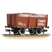 Bachmann Branchline 37-402 16T Steel Slope-Sided Mineral Wagon 'Stewart & Lloyds' Red (OO Gauge)