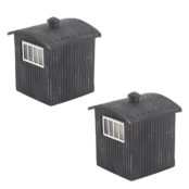 Bachmann Branchline 44-114 Great Central Lamp Huts (x2) (OO Gauge)