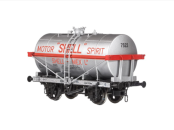 Dapol 4F-058-004 14t Class A tank wagon in Shell Motor Spirit silver - 7522 (OO Gauge)