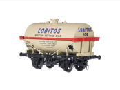 Dapol 4F-058-005 14t Class A tank wagon in Lobitos beige - 107 (OO Gauge)