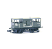 EFE Rail E87519 BR 20T Shark Ballast Plough Brake Van in BR Departmental Olive Green Livery (N Gauge)