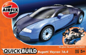 Airfix J6008 QUICKBUILD Bugatti 16.4 Veyron blue