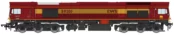 Dapol 4D-005-005DSM Dcc Fitted With Smoke Class 59/2 59201 'Vale of York' in EWS maroon & gold (OO Gauge) Free Postage