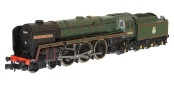 Dapol 2S-017-010D East Anglian train pack with Class 7MT 4-6-2 "Britannia" 70039 "Sir Christopher Wren" in BR green and four Gresley teak coaches in BR crimson and cream Dcc Fitted (N Gauge)