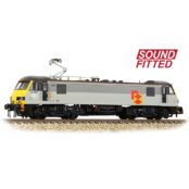 Graham Farish 371-781SF Class 90/0 90037 BR Railfreight Distribution Sector (N Gauge)