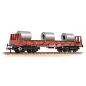 Bachmann Branchline 38-354 BR BAA Steel Carrier Wagon BR Bauxite (TOPS) With Load (OO Gauge)