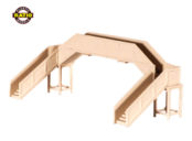 Ratio 222 Concrete Footbridge (N Gauge)