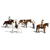 Scenic Accents WA1889 Horseback Riders (HO Scale)