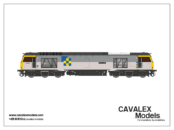 Cavalex Models Class 60017SF "Arenig Fawr" In BR Railfreight Construction Sector Livery Sound Fitted (OO Gauge) Free Postage