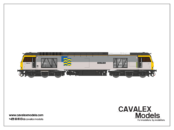 Cavalex Models Class 60027SF "Joseph Banks" In BR Railfreight Petroleum Sector Livery Sound Fitted (OO Gauge) Free Postage