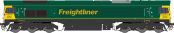 Dapol 2D-066-003S Class 66 66531 in Freightliner green & yellow Dcc Sound Fitted (N Gauge) Free Postage