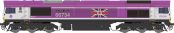 Dapol 2D-066-006S Class 66 66734 'Platinum Jubilee' in Queen's Jubilee pink & silver with GB Railfreight branding Dcc Sound Fitted (N Gauge) Free Postage