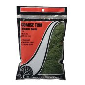 Woodland Scenics WT64 Medium Green Coarse Turf (Bag) (Multiple Scales)