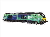 Dapol 4D-022-023 Class 68 68006 'Pride of the North' in Direct Rail Services/ NTS 'Powering a greener Britain' green Dcc Ready (OO Gauge) Free Postage