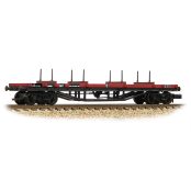 Graham Farish 373-925D 30T 'Prawn' Bogie Bolster BR Gulf Red With Load (N Gauge)