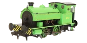 Dapol 4S-024-008 Hawthorn Leslie 0-4-0ST 13 in Newcastle Electric Supply lined green with yellow chevrons Dcc Ready (OO Gauge) Free Postage