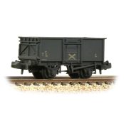 Graham Farish 377-228 BR 16T Steel Mineral Wagon with Top Flap Doors NCB Grey Weathered (N Gauge)