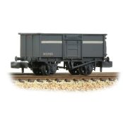 Graham Farish 377-256 BR 16T Steel Mineral Wagon with Top Flap Doors NCB Grey Weathered (N Gauge)