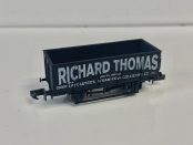 Dapol 2F-038-057 20t Steel Mineral Wagon Richard Thomas Black 23307 (N Gauge)