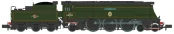 Dapol 2S-034-007D Class 7P6F Bulleid Streamlined Battle of Britain 4-6-2 34051 'Winston Churchill' in BR green with late crest Dcc Fitted (N Gauge) Free Postage