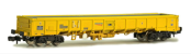 Dapol 2F-010-014 JNA 'Falcon' bogie ballast wagon in Network Rail yellow - NLU 29239 (N Gauge)