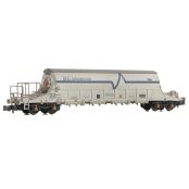 EFE Rail E87530 PBA Tiger TRL 11606 ECC International White Weathered (N Gauge)