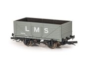 Peco TTR-7003M 7-plank open wagon in LMS grey - 351270 (TT:120 Scale)