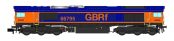 Revolution Trains RT-N66-GB-795 Class 66795 "Bescot LDC" in GBRF Livery Dcc Ready (N Gauge)