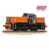 Graham Farish 372-954SF Class 14 D2/9531 NCB British Oak Orange & Black (N Gauge)