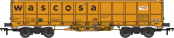 Revolution Trains OO-EAL-109C Wascosa/Network Rail Yellow JNA-T 8170 5932 175-9 (OO Gauge)