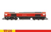 Hornby TT3017M DB Schenker, Class 66, Co-Co, 66097 - Era 11 (TT:120 Gauge) Free Postage