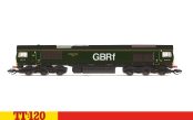 Hornby TT3018M GBRf, Class 66, Co-Co, 66779, 'Evening Star' - Era 11 (TT:120 Gauge) Free Postage