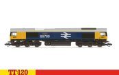 Hornby TT3020M GBRf, Class 66, Co-Co, 66789, 'British Rail 1948-1997'- Era 11 (TT:120 Gauge) Free Postage